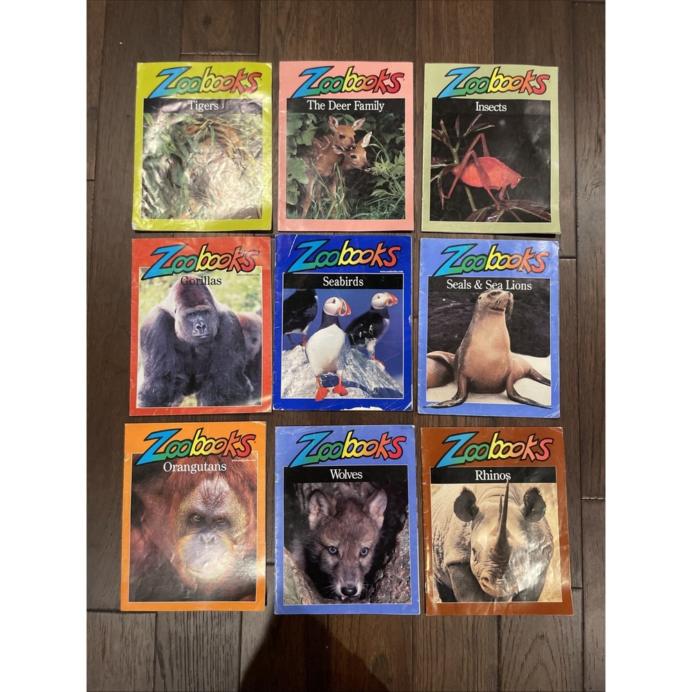 Zoobooks Magazine Lot of 25 Vintage 80s 90s Animals Wildlife Nature Education